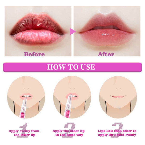 Cherry Blossom Lip Serums Repair Lip Cracks Moisturizing Lightening Lines Exfoliating Care MH88