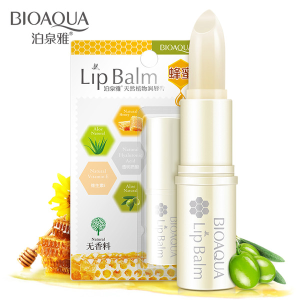 Brand Skin Beauty Health Care Natural Plant Lip Balm 4g Moisturizing Brighten Long-lasting Lip Lines Fading Without Color