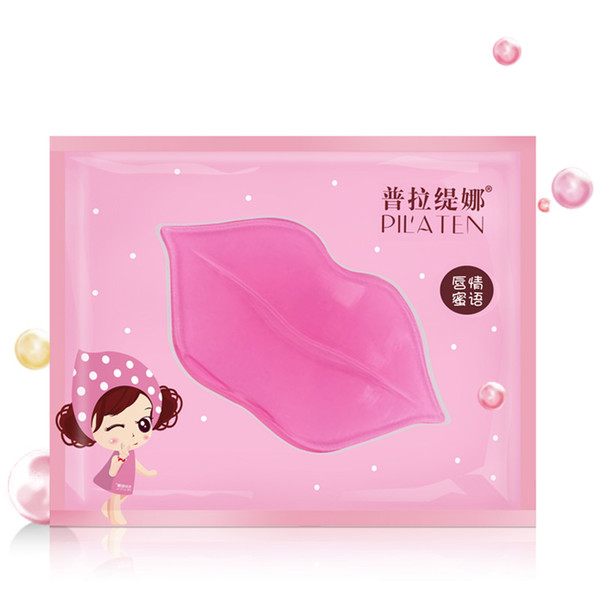 PILATEN Authorized Collagen Crystal Lips Mask Moisturizing Anti-Aging Anti-Wrinkle Lip Care dilute the lip fast shipping