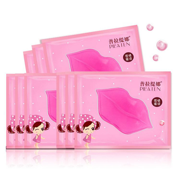 Original Pilaten Lip Masks Crystal Collagen Lip Mask Lips Care Exfoliating Moisturizing Lip Treatment DHL Free to Canada US EU Factory Price