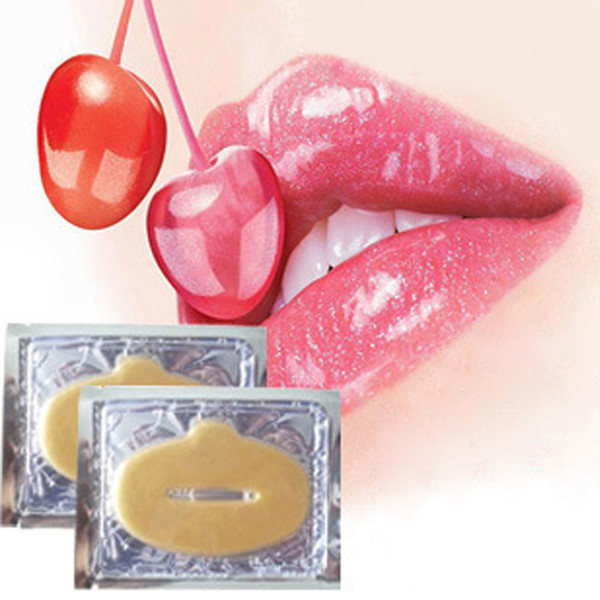 Women Gold Collagen Protein Crystal Moisturizing Lip Film for Winter Crystal Collagen Lip Mask 2000Pcs DHL FEDEX free shipping