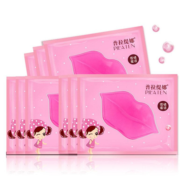 PILATEN Collagen Crystal Lips Mask Moisturizing Anti-Aging Anti-Wrinkle Lip Care dilute the lip 2017 hot 2000pcs