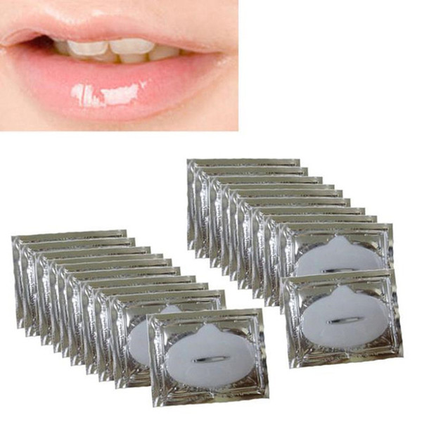 50pcs/lot Lip Care Skin Care Crystal Collagen Lip Mask Pads Moisture Essence