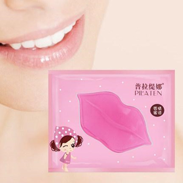 Mask For Lip Plumper Crystal Collagen Lip Mask Pads Moisture Essence Anti Ageing Wrinkle Patch Pad Gel Full Lips Enhancer