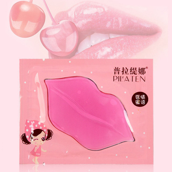 Designer Crystal Collagen Lip Mask Pads Moisture Essence Anti Ageing Wrinkle Patch Pad Gel Lip Lips Care