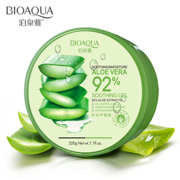 BIOAQUA Natural Aloe Soothing Gel Moisturizing Mask 220G Aloe Hydrating Nutritious Natural Moisturizer Cream Skin Care Cosmetics