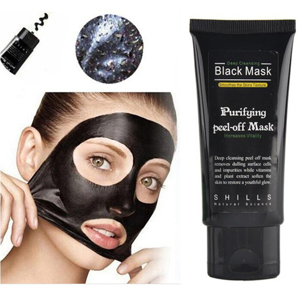 Purifying Deep Cleansing Peel-off face Masks Deep Cleansing Black MASK 50ML Blackhead Facial Mask Shills Deep Cleansing Black MASK Skin Care