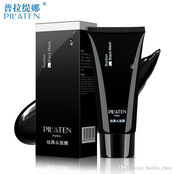 DHL free 100pcs/lot PILATEN Blackhead Maksk Remover Deep Cleansing Purifying Peel Acne Treatment Black Mud Face Mask