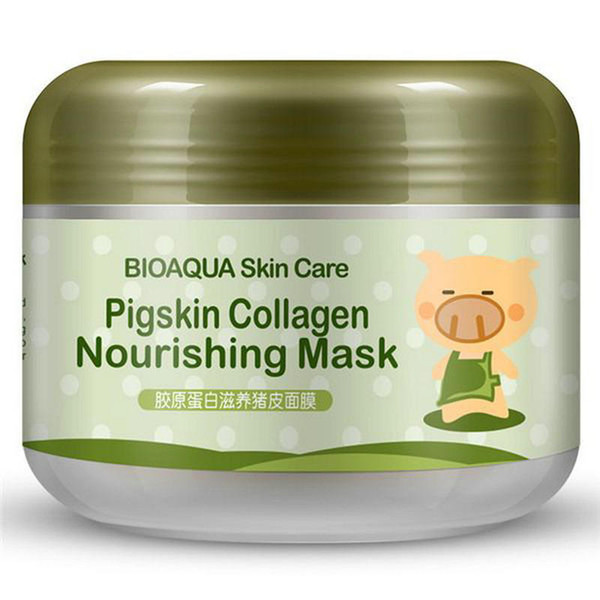 retail BIOAQUA skin care pigskin collagen nourishing mask Carbonated Bubble Clay Mask Elizavecca Milky Piggy Moisturising Facial Sleep Masks