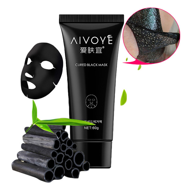 DHL Free Deep Cleansing Black MASK 60ML Blackhead Facial Care Mask Acne Remover Black Mud Face Mask 200pcs