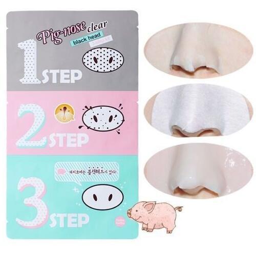 Holika Pig Nose Clear Black Head Perfect Sticker 3 steps Clear Black Head Mask Blackhead Remover OOA2146