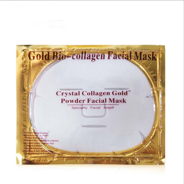 Gold Bio Collagen Masks Depth Replenishment crystal collagen powder face mask Moisturising skin care makeup DHL Free