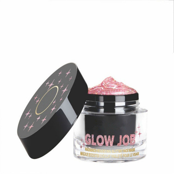 6 colors Radiance Boosting glow job mask Glitter face mask with real gold 30 minutes relaxing smooth soft facial reveal 50ml