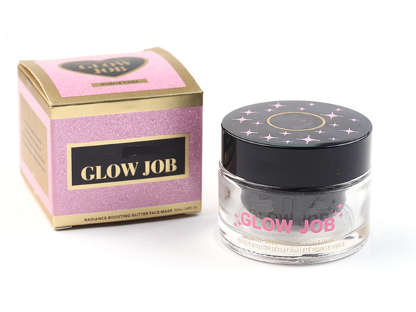 GLOW JOB 6 colors Radiance Boosting give yourself a glow job mask Glitter face mask soft facial mask