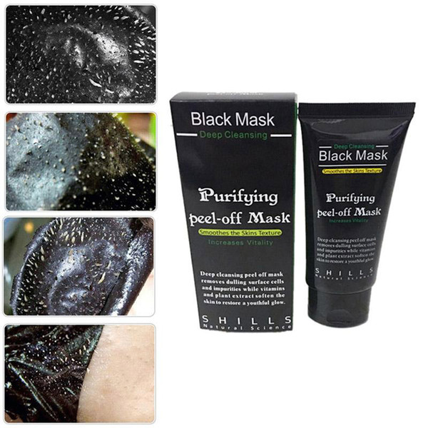 SHILLS Deep Cleansing Black Mask Pore Cleaner 50ml Purifying Peel-off Mask Blackhead Facial Mask