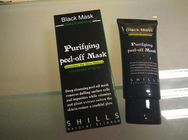 Hot Selling SHILLS 50ml Deep Cleansing Black MASK 50ML Blackhead Facial Mask 200pcs for free shipping