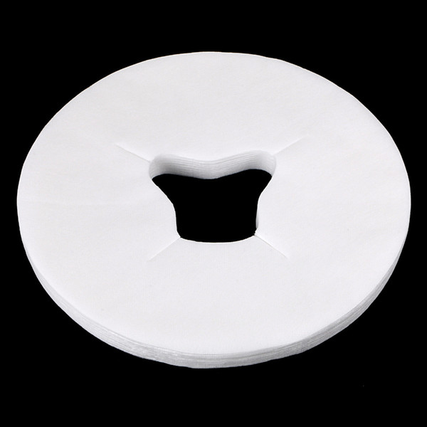 New 100pcs Face Rest Overlay Spa Massage Face Pillow Cover Used For Silicone SPA Pillow Relax Face Cradle Cushion