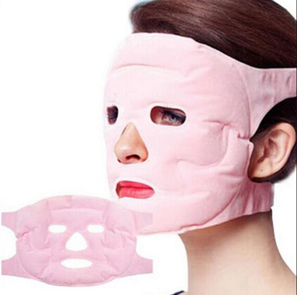 DHL Free Facial mask Slimming Beauty massage face Mask thin Face Tourmaline Gel gel magnet remove pouch Health Care