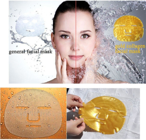 24k Gold Bio-Collagen Facial Mask Face Care Collagen Face Mask for Women Moisturizing Peels Skin Care For Women bea464 DHL
