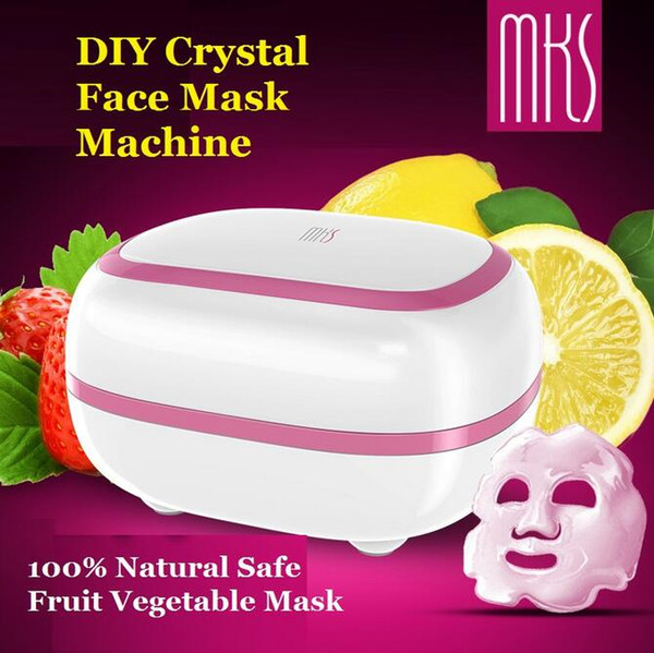 2017 New High Quality MKS NV8328 CRYSTAL Face Mask Machine 100% Natural DIY Fruit Vegetable Mask Facial Mask Maker facial machine