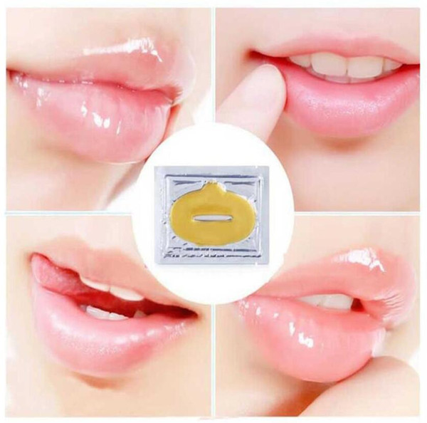 Super Lip Plumper Crystal Collagen Lip Mask Pads Moisture Essence Anti Ageing Wrinkle Patch Pad Gel Full Lips Enhancer