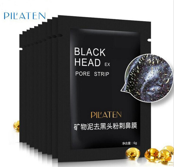 2017 PILATEN Facial Minerals Conk Nose Blackhead Remover Mask Pore Cleanser Nose Black Head EX Pore Strip DHL