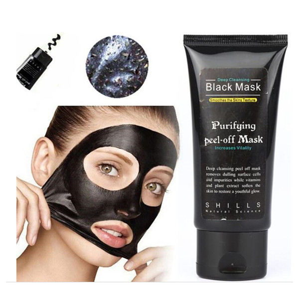 2018 Newest version Shills Peel-off face Masks Deep Cleansing Black MASK 50ML Blackhead Facial