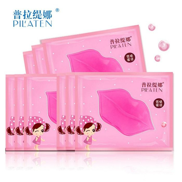 PILATEN Authorized Collagen Crystal Lips Mask Moisturizing Anti-Aging Anti-Wrinkle Lip Care DHL Free Shipping