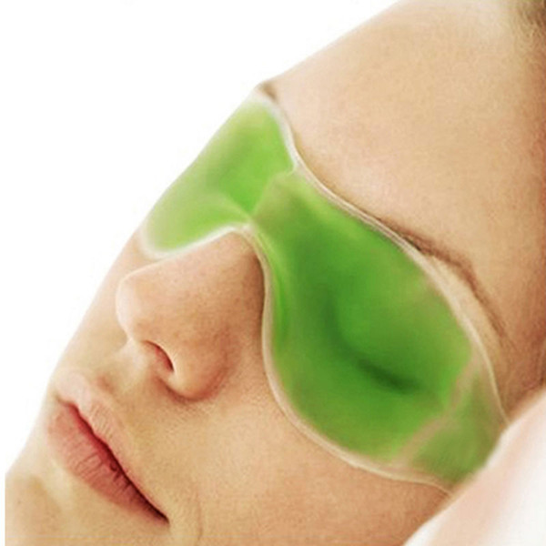 Wholesale-Summer Essential Remove Dark Circles Relieve Eye Fatigue Sleep Masks Eye Gel Ice Goggles Color Random