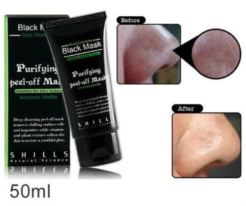 SHILLS Deep Cleansing Black MASK 50ML Blackhead Facial Mask 200pcs