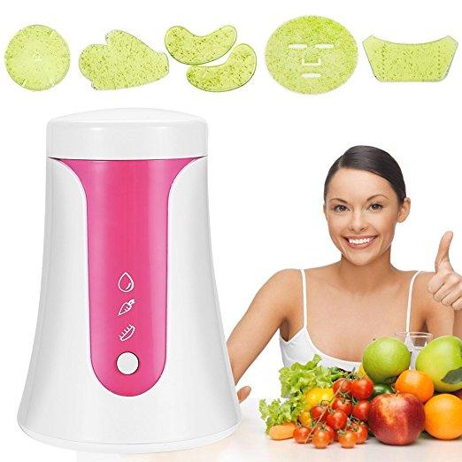 Face Mask Machine FM002 Operate Smart DIY Fruit Vegetable Facial Mask Maker With Collagen Effervescent Tablets for Eye Chest Hand Neck