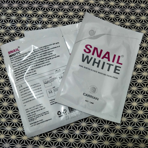 Snail White Silk Face Masks Korea Snail Secretion Filtrate Carrian Filtrate Secretion Skin Care Beauty Facial Whitening Moisturizing DHL 100