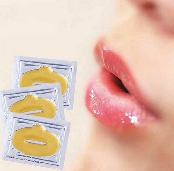 Lip Mask Women Crystal Collagen Lip Mask Lip Film Moisturizing Exfoliating Lips Care Essence Anti Ageing Patch Pad Gel