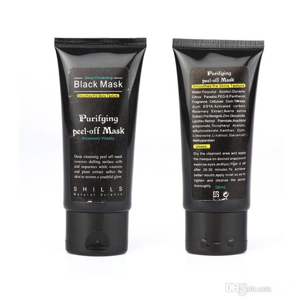 Blackhead Remover Deep Cleansing Purifying Peel Black Mud Face Mask SHILLS Deep Cleansing Peel Off Black Mud Mask