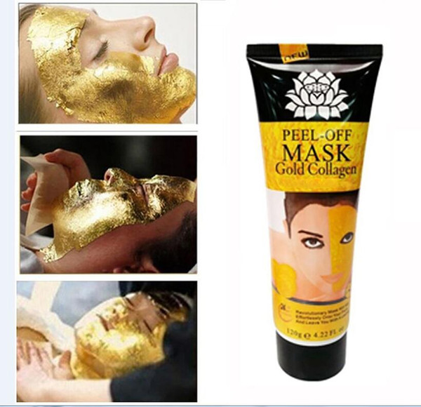 2017 Newest Peel Off Facial Mask Black Crystal Gold Collagen Milk Blackhead Remover Face Mask Skin Care