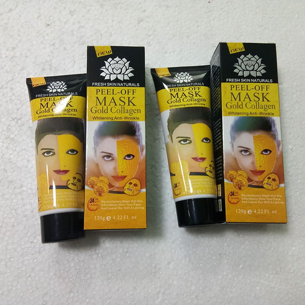 Golden Peel Off Facial Mask Black Crystal Gold Collagen Milk Blackhead Remover Face Mask Skin Care