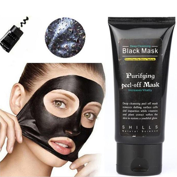 SHILLS Deep Cleansing Black Mask Pore Cleaner 50ml Purifying Peel-off Mask Blackhead Facial Mask removers DHL FREE VS PILATEN