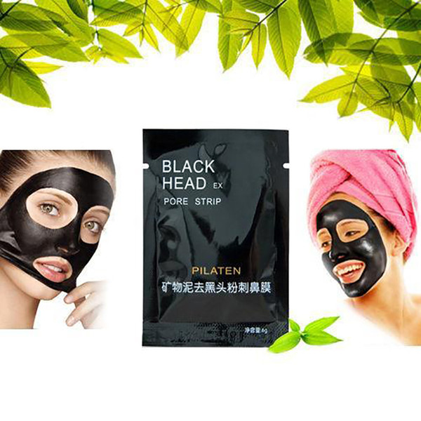 Hotsale PILATEN Facial Minerals Conk Nose Blackhead Remover Mask Pore Cleanser Nose Black Head EX Pore Strip dhl free shipping