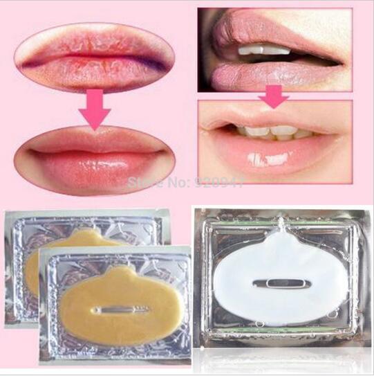 Crystal Collagen Lip Masks Skin Care Moisturising Mask Lip Film Gold Collagen Protein Crystal Moisturizing Lip Film KKA2033