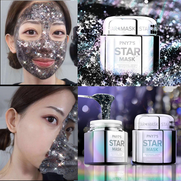 New PNY7'S Glitter Star Mask 50ML Moisturizing Facial Mask Korea Brand Skin Care Face Makeup Masks