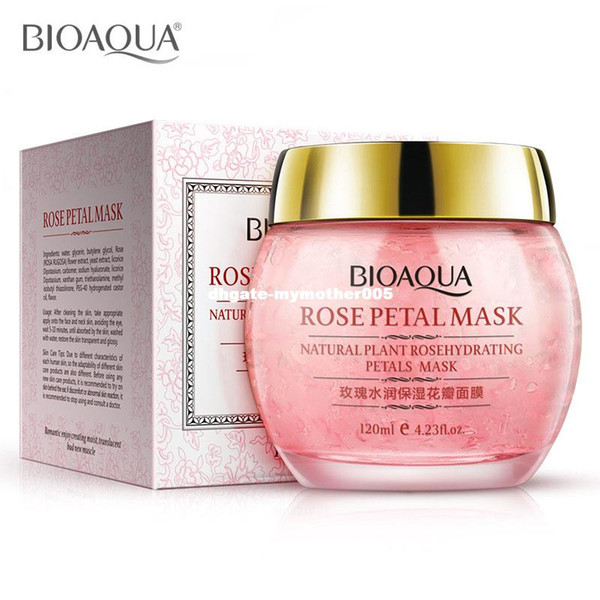 bioaqua Rose Hydra petals Fade out fine lines face Mask sleep mask for face care anti oil pores skin care facial mask