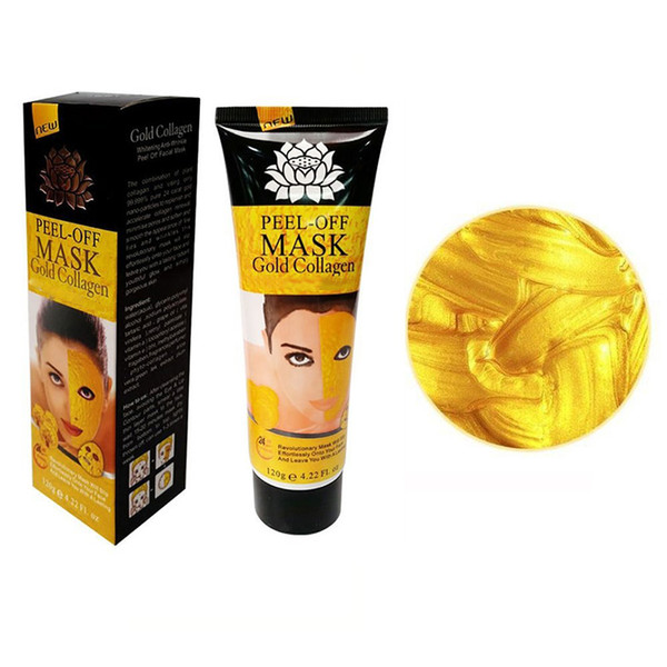 Peel Off Facial Mask Black Crystal Gold Collagen Milk Blackhead Remover Face Mask Skin Care