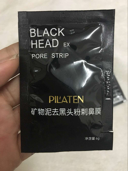 New PILATEN Facial Minerals Conk Nose Blackhead Remover Mask Facial Mask Nose Blackhead Cleaner 6g/pcs Free Shipping