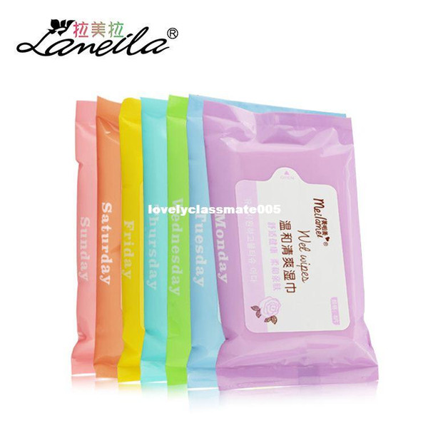 LAMEILA disposable soft skin cleaning towel wipes flora flower scent high quality filling water hydrating prevent dry cosmet