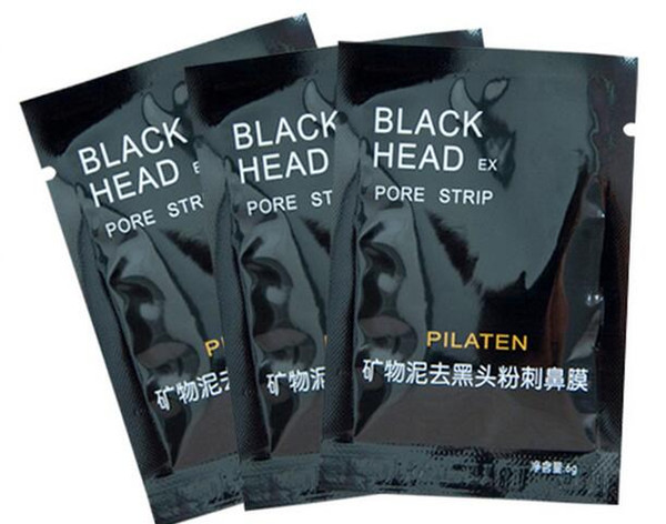 100pcs/lot Wholesale Brand BlackHeard 6g Fashion Mineral Heini Black Face Mask Deep Clearing Nose Remove Blackheard Make Tooles