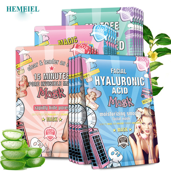 Hormel Hyaluronic Acid Face Mask Moisturizing Collagen Korean Mask Sheet Acne Treatment Mask Facial Skin Care Cosmetics