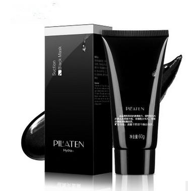 2017 hot sale PILATEN remove blackheads Pore Cleaner acne treatment mineral black mud face mask nasal membranes 60g dhl free shipping