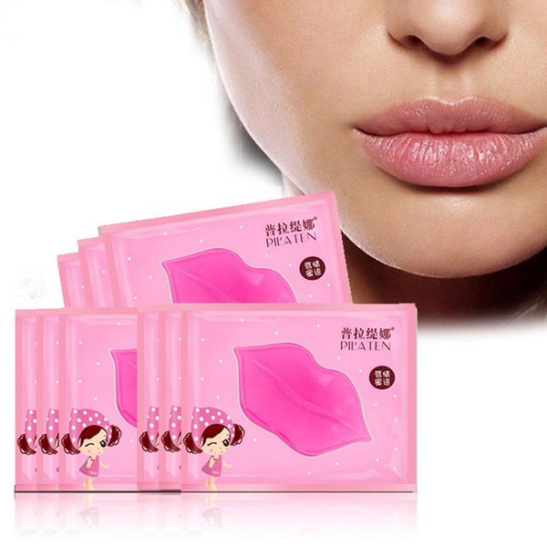 New Hot brand PILATEN Crystal Collagen Lip Mask Collagen Protein Crystal Women Replenishment Lip Film Lip color anti cracking