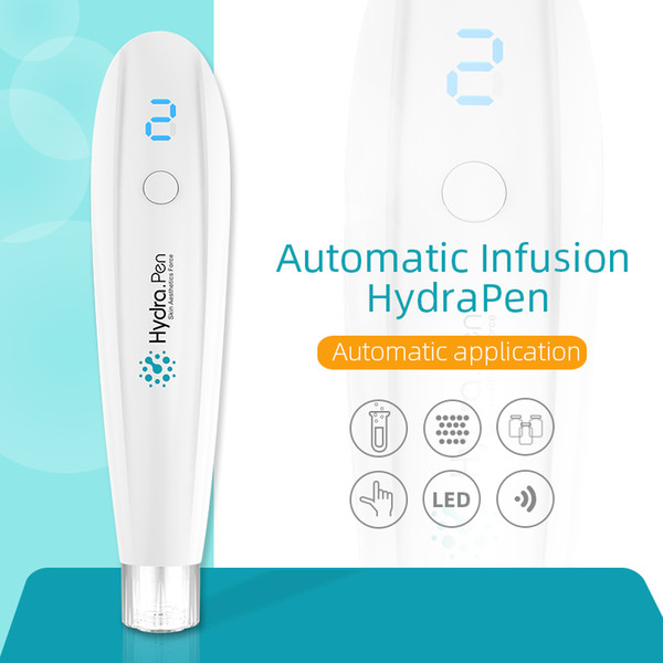 2020 New Concept Skin care device Automatic Infusion Applicator Hydra Pen H2 Microneedling Derma Pen with 20pcs needle cartridges