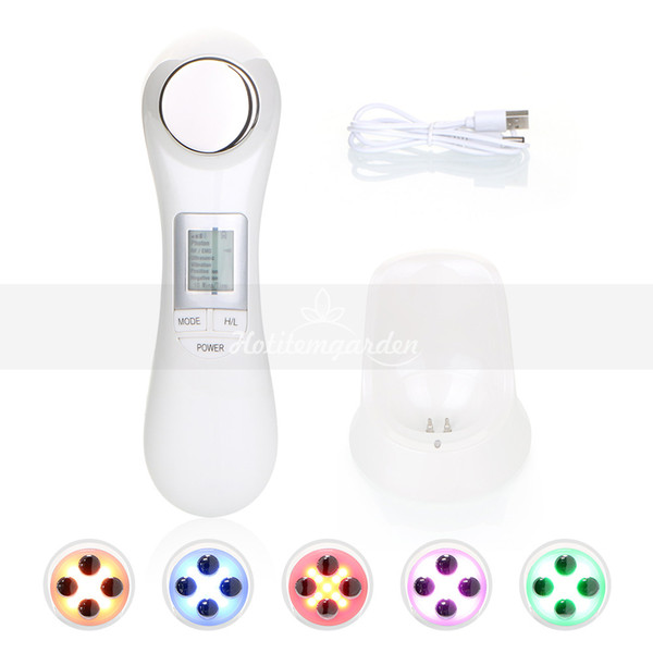 Ultrasonic Photon Therapy Cavitation Facial Lifting Skin Rejuvenation Acne Treatment Wrinkle Removal Face Massager Beauty Device